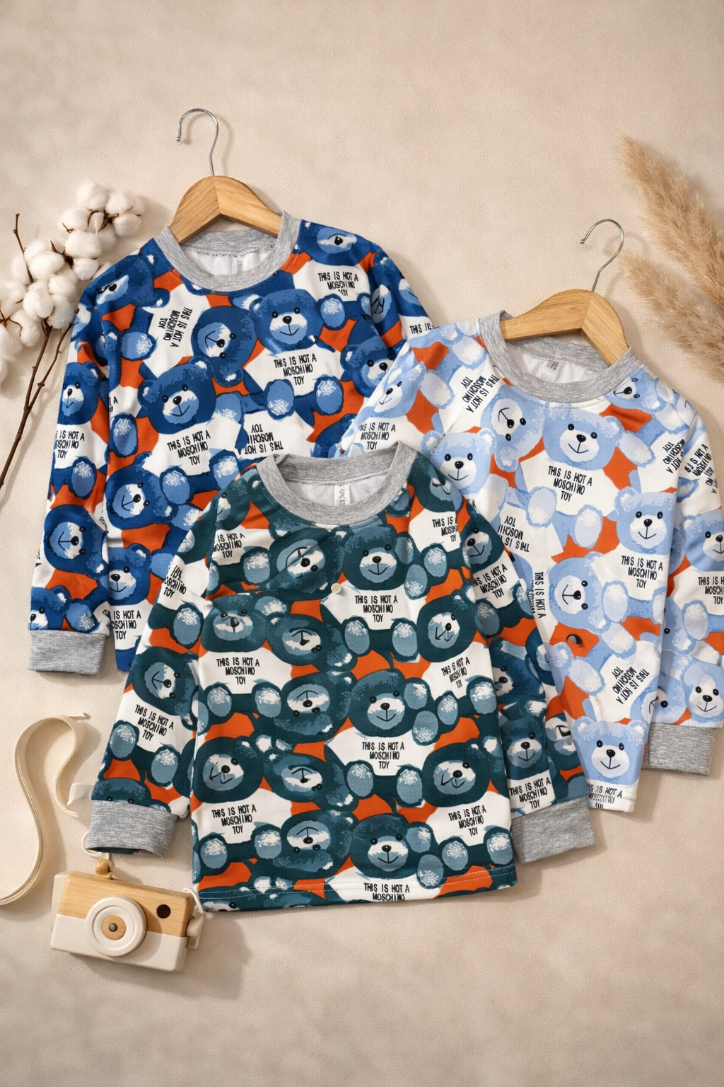 ست بلوز شلوار توکرکی خرسی تظاهراتی